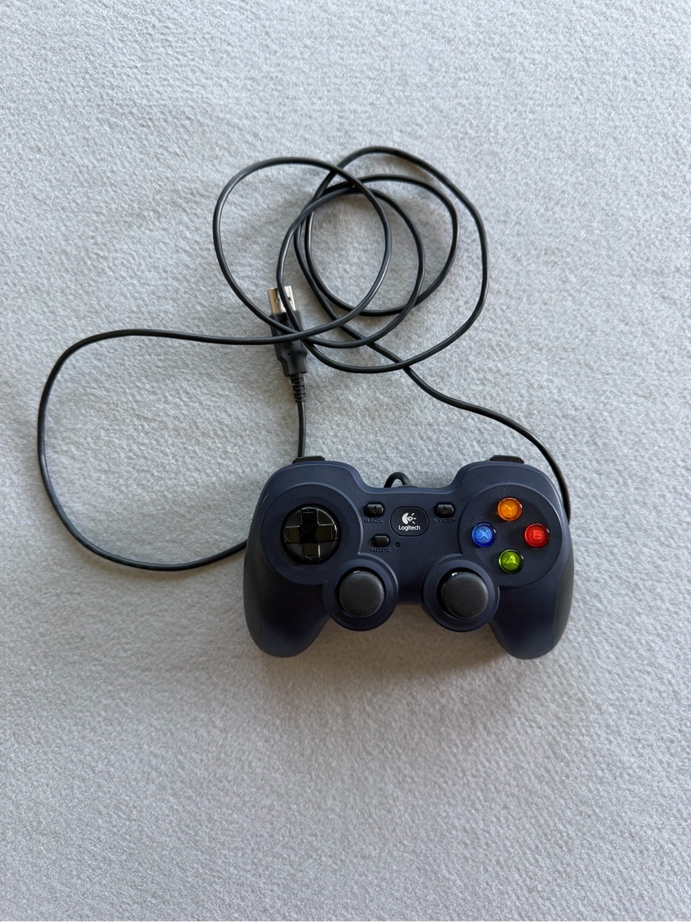 Logitech F310 Wired Gamepad Controller USB PC Gaming Controller Black/Blue